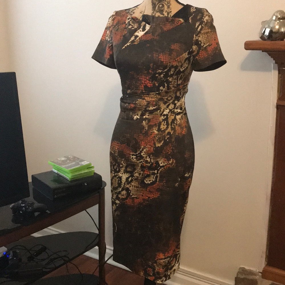 Karen Millen dress snake  size 10 UK